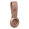 Newface Airtag Askılı Deri Kılıf - Rose Gold