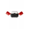 Newface Apple Airpods 3 (3.nesil) Basmalı Kılıf - Siyah-Kırmızı