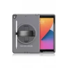 Newface Apple iPad 10.2 (7.nesil) Kılıf Hand Strap Tablet Kılıfı - Gri