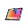 Newface Apple iPad 10.2 (7.nesil) Kılıf Hand Strap Tablet Kılıfı - Gri