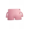 Newface Apple iPad 10.2 (7.nesil) Kılıf Karakter Tablet Silikon - Açık Pembe