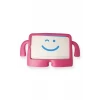Newface Apple iPad 10.2 (7.nesil) Kılıf Karakter Tablet Silikon - Pembe
