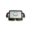 Newface Apple iPad 10.2 (7.nesil) Kılıf Karakter Tablet Silikon - Siyah