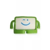 Newface Apple iPad 10.2 (7.nesil) Kılıf Karakter Tablet Silikon - Yeşil