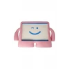 Newface Apple iPad 4 9.7 Kılıf Karakter Tablet Silikon - Açık Pembe