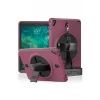 Newface Apple iPad 5 Air 9.7 Kılıf Strap-C Otterbox Tablet Kapak - Mürdüm