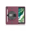 Newface Apple iPad 5 Air 9.7 Kılıf Strap-C Otterbox Tablet Kapak - Mürdüm