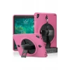Newface Apple iPad 5 Air 9.7 Kılıf Strap-C Otterbox Tablet Kapak - Pembe