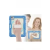Newface Apple iPad Pro 11 (2020) Kılıf Strap New Tablet Kapak - Mavi