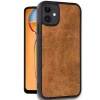 Newface Apple iPhone 11 Kılıf Aras Deri Kapak - Taba