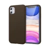 Newface Apple iPhone 11 Kılıf First Silikon - Kahverengi