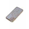 Newface Apple iPhone 11 Kılıf Joke Simli Magneticsafe Kılıf - Gold