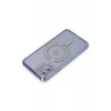 Newface Apple iPhone 11 Kılıf Joke Simli Magneticsafe Kılıf - Mavi