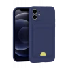 Newface Apple iPhone 11 Kılıf Kelvin Kartvizitli Silikon - Lacivert