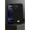 Newface Apple iPhone 11 Kılıf Kelvin Kartvizitli Silikon - Mavi