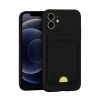 Newface Apple iPhone 11 Kılıf Kelvin Kartvizitli Silikon - Siyah