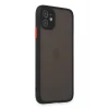 Newface Apple iPhone 11 Kılıf Montreal Silikon Kapak - Siyah