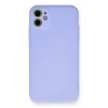 Newface Apple iPhone 11 Kılıf Nano içi Kadife Silikon - Lila