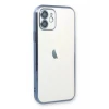 Newface Apple iPhone 11 Kılıf Razer Lensli Silikon - Açık Mavi