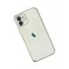 Newface Apple iPhone 11 Kılıf Razer Lensli Silikon - Gümüş