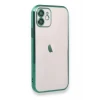 Newface Apple iPhone 11 Kılıf Razer Lensli Silikon - Yeşil