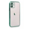 Newface Apple iPhone 11 Kılıf Razer Lensli Silikon - Yeşil