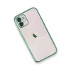 Newface Apple iPhone 11 Kılıf Razer Lensli Silikon - Yeşil