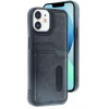 Newface Apple iPhone 11 Kılıf Sara Kartvizitli Deri Kılıf - Siyah