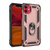 Newface Apple iPhone 11 Kılıf Sofya Yüzüklü Silikon Kapak - Rose