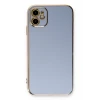 Newface Apple iPhone 11 Kılıf Volet Silikon - Mavi