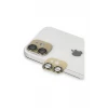 Newface Apple iPhone 11 Pers Alüminyum Kamera Lens - Gold