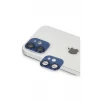 Newface Apple iPhone 11 Pers Alüminyum Kamera Lens - Lacivert