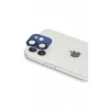 Newface Apple iPhone 11 Pers Alüminyum Kamera Lens - Lacivert