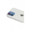 Newface Apple iPhone 11 Pers Alüminyum Kamera Lens - Rainbow