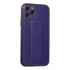 Newface Apple iPhone 11 Pro Kılıf Coco Deri Standlı Kapak - Mor