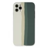 Newface Apple iPhone 11 Pro Kılıf Ebruli Lansman Silikon - Beyaz-Gri