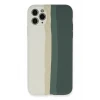 Newface Apple iPhone 11 Pro Kılıf Ebruli Lansman Silikon - Beyaz-Gri