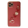 Newface Apple iPhone 11 Pro Kılıf Esila Silikon - Kırmızı