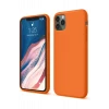 Newface Apple iPhone 11 Pro Kılıf First Silikon - Turuncu