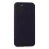 Newface Apple iPhone 11 Pro Kılıf Kelvin Kartvizitli Silikon - Derin Mor