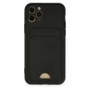 Newface Apple iPhone 11 Pro Kılıf Kelvin Kartvizitli Silikon - Siyah
