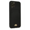 Newface Apple iPhone 11 Pro Kılıf Kelvin Kartvizitli Silikon - Siyah