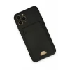 Newface Apple iPhone 11 Pro Kılıf Kelvin Kartvizitli Silikon - Siyah