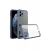 Newface Apple iPhone 11 Pro Kılıf Miami Şeffaf Silikon - Gri