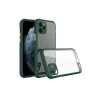 Newface Apple iPhone 11 Pro Kılıf Miami Şeffaf Silikon - Koyu Yeşil