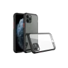 Newface Apple iPhone 11 Pro Kılıf Miami Şeffaf Silikon - Siyah