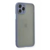 Newface Apple iPhone 11 Pro Kılıf Montreal Silikon Kapak - Gri