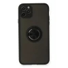 Newface Apple iPhone 11 Pro Kılıf Montreal Yüzüklü Silikon Kapak - Siyah