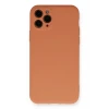 Newface Apple iPhone 11 Pro Kılıf Nano içi Kadife Silikon - Mat Turuncu