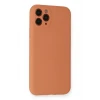 Newface Apple iPhone 11 Pro Kılıf Nano içi Kadife Silikon - Mat Turuncu